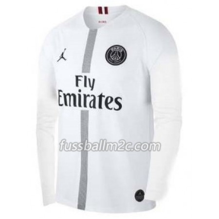 Fußballtrikots Paris Saint-Germain Jodan Weiß Ausweich Trikotsatz 2018-2019 Langarm Fußballtrikots Paris Saint-Germain Jodan Weiß Ausweich Trikotsatz 2018-2019 Langarm